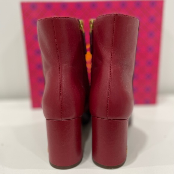 Tory Burch Brooke Two-Tone Block Heel booties - Picture 3 of 4